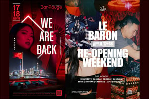 上海の人気クラブ「Bar Rouge」と「Le Baron」が営業再開