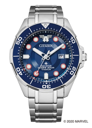 シチズン時計、キャプテン・アメリカとトニー・スタークをイメージしたモデルを発売