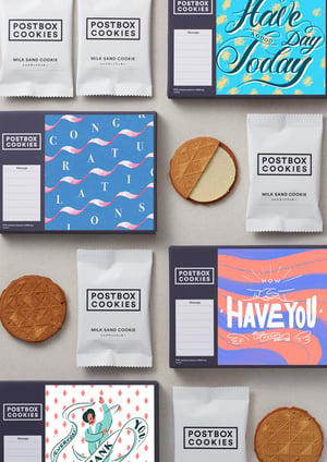 ベイクのメッセージクッキー専門店「ポストボックス クッキーズ」が東京ギフトパレットにオープン、オンラインで先行販売も