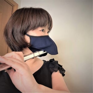 吹奏楽用マスク「バーディ」が発売、着用したまま楽器の演奏が可能