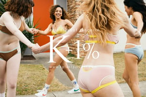 サニタリーランジェリー「K＋1%」が新作サステナブルコレクションを発表