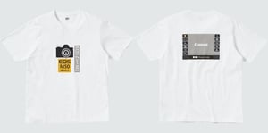 ユニクロ「UT」が「キヤノン」とコラボ　ミラーレスカメラをデザインしたTシャツ発売