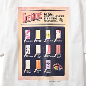フルーツオブザルームが札幌発アイスキャンディーブランドとコラボ、メニューをデザインに落とし込んだTシャツ発売