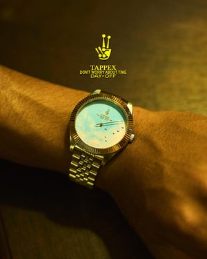 秒針のみの時計「DAY-OFF」など9型、ビームスがタトゥーアーティストTAPPEIとのコラボアイテム発売