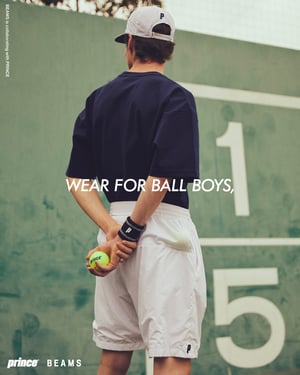ビームスがテニスブランド「プリンス」とコラボ　「ボールボーイが着るウェア」を発売