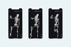 チームラボ、3Dで骨や筋肉の動きが見える解剖学アプリをリリース