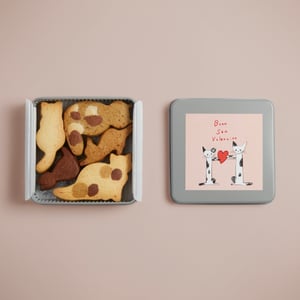ウカのカフェ「ukafe」からバレンタイン限定の三毛猫クッキーが登場　オンライン予約は即完売