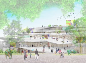 練馬区立美術館が2027年にリニューアル、設計者は平田晃久に