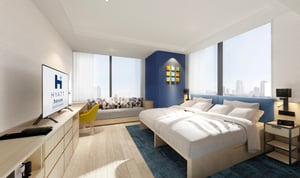 中長期滞在型ホテル「ハイアット ハウス」が渋谷の新施設にオープン