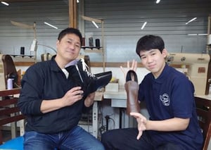 「靴の産地・西成を知って欲しい」　大阪・西成製靴塾が府立高の靴作り部を支援