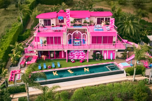 ピンク一色、バービーの「マリブ・ドリームハウス」に無料で宿泊　Airbnbが企画