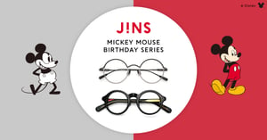 ジンズ、ミッキーマウスの誕生日を記念した新作メガネコレクション発売