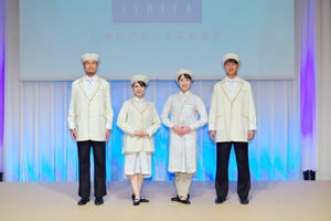 相澤陽介がISHIYA直営店舗の制服を一新　「白い恋人」を彷彿とさせる配色を採用