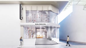「サロモン」関西初の直営店が大阪・心斎橋に、期間限定で特別インスタレーションを展開
