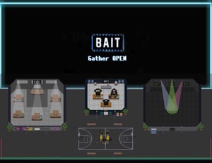 ベイトが2Dメタバースサービス「Gather」内にショップをオープン、ゲームや限定イベントも