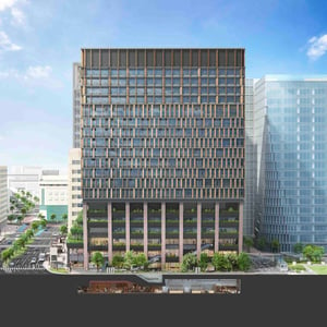 「エースホテル」が福岡市天神に、福岡・天神「イムズ」跡に開発する複合ビルに開業