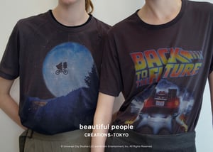 ビューティフルピープル　「E.T.」と「バック・トゥ・ザ・フューチャー」とコラボしたムービーTシャツ2型発売