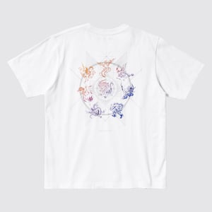 ユニクロUTがファイナルファンタジーコラボTシャツ7型を発売、天野喜孝のデザインとピクセルアートを組み合わせて展開