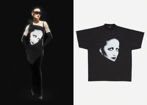 「バレンシアガ」が伝説的シンガーMinaとコラボ　音楽が聴けるTシャツを限定発売