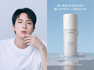 BTSのJINがラネージュのグローバルアンバサダーに就任　ヴィジュアルを公開