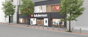 ルルレモンが渋谷駅前に日本最大級の旗艦店をオープン、1月閉店の「アメリカンイーグル」跡地に