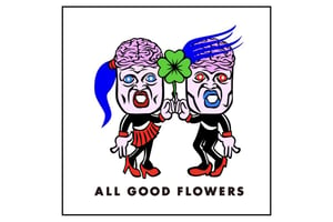 野性爆弾くっきー！ × ALL GOOD FLOWERS　鉢や花瓶、Tシャツを展開