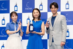 「タカミスキンピール」誕生20周年　小池栄子、福士蒼汰、松岡茉優を起用した新CMを公開