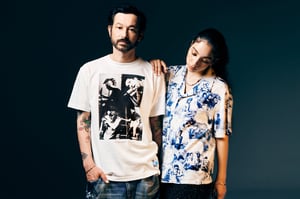 glamb × ザ・ブルーハーツ、デビュー初期の写真をプリントしたシャツなど発売