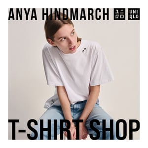 ユニクロがアニヤ・ハインドマーチとコラボ　定番のTシャツに遊び心を融合