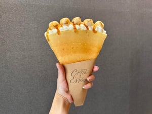 “パリパリ系”クレープ専門店「クレープとエスプレッソと」が大阪・天王寺にオープン