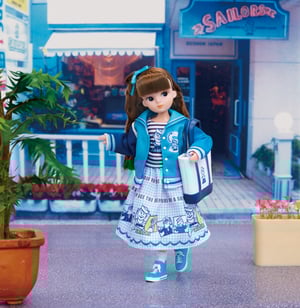 セーラーズを着用したレトロな「リカちゃん」が初登場　ソバージュとショートカットヘアの2型を展開