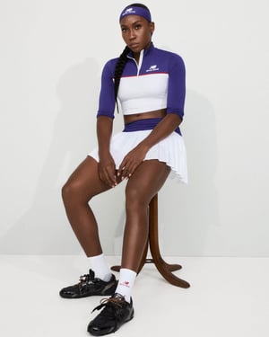 ミュウミュウがニューバランスとコラボ　テニス ココ・ガウフ選手をフィーチャーしたコレクション発売