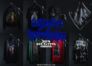 「ワイルドサイド ヨウジヤマモト」からゴジラデザインのアイテムが登場、イズモンスターとコラボ