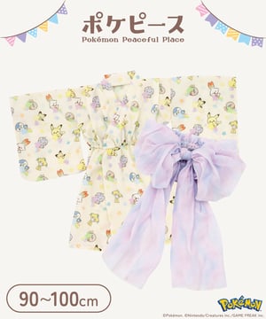 スリーコインズがポケモンとコラボ、第1弾は「ポケピース」の浴衣や甚平など発売
