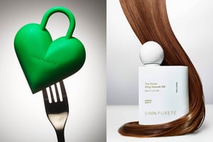 頭皮の疲れをほぐすハート型ブラシと香水発想のヘアオイル　「シン ピュルテ」が新作発売