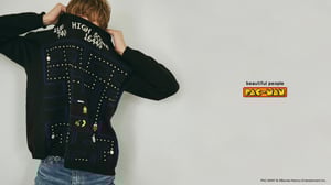 ビューティフルピープルがパックマンとコラボ　スタート画面を上下反転で配したニットを発売