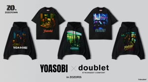 YOASOBIがダブレットとコラボ　ZOZOFES会場で販売