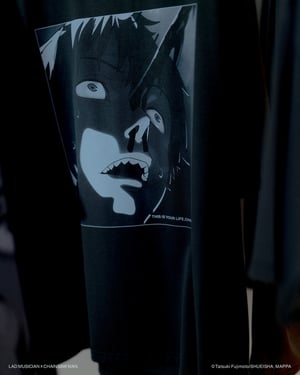 ラッド ミュージシャンがチェンソーマンと初コラボ　デンジのモノクロTシャツなど発売