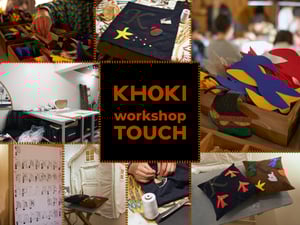 KHOKI初のワークショップに潜入　FASHIONSNAP編集記者がクッションカバー作りを体験