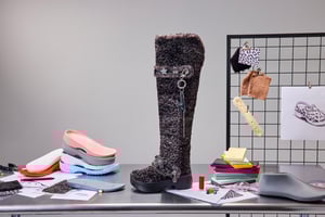 クロックス史上初、90cmのロングブーツを発売