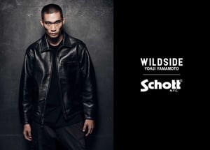 ワイルドサイド ヨウジヤマモトがショットと初コラボ　パーツまで黒で統一したレザージャケットを発売