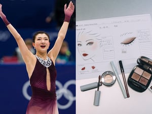 選手自らがメイクアップ　氷上の勝負を支える、フィギュアスケート舞台裏の立役者