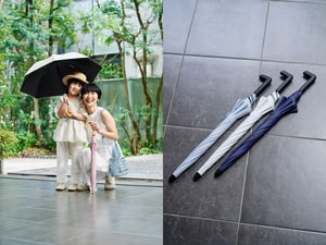 “体感温度ー4℃”を叶える「サマーシールド」を使用した人気日傘から新作　耐風長傘とキッズ向け傘が登場