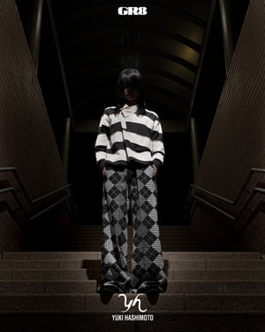 GR8、「ユウキ ハシモト」の別注コレクションを発売　視覚的な歪みや重なりを素材や加工で表現
