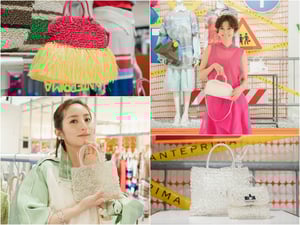 アーティスト 岩崎貴宏の世界がバッグに　堀田茜、田丸麻紀らが着こなすアンテプリマの新作コレクション