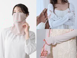 UV対策雑貨がファッション化　アームカバーやフェイスカバーの需要拡大