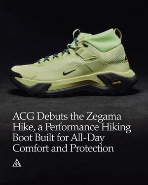 ナイキ ACGがブランド刷新後初のシューズ「ACG ゼガマ ハイク」を発売　ハイキングに必要な機能搭載