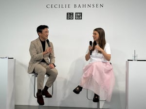 「10年後も着られる」セシリー・バンセンがユニクロコラボのイベントに登壇