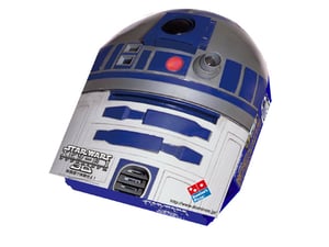スター・ウォーズ R2-D2型のピザBOX登場 ドミノ・ピザから　