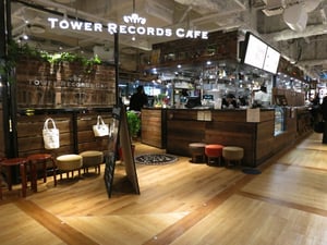 タワレコ渋谷が全面リニューアル 新設カフェのメニューは約150種